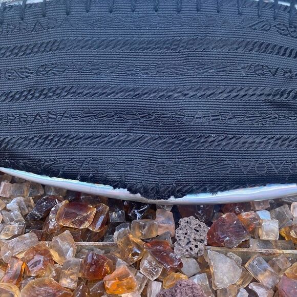 Upcycled Prada Black/Iridescent Fanny Pack/Bum Bag. EUC! - Picture 6 of 6